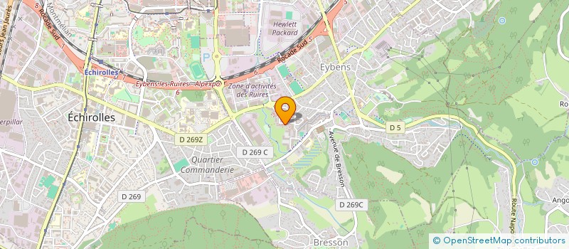 localisation de l'entreprise MADAME ANNE VANZETTO  TULLINS