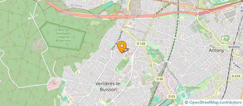 localisation de l'entreprise MADAME ANNE VAULET à VERRIERES-LE-BUISSON