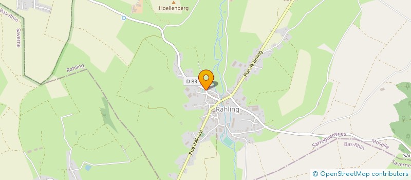 localisation de l'entreprise MADAME ANNE VEBER  RAHLING