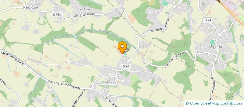 localisation de l'entreprise MADAME ANNE VELLA  CORRONSAC