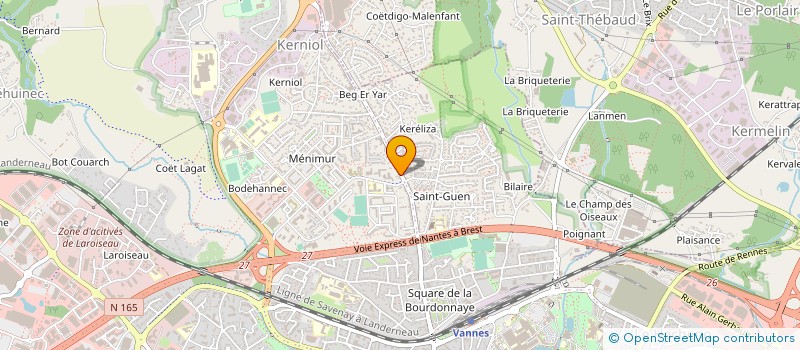 localisation de l'entreprise MADAME ANNE VENAYRE à VANNES
