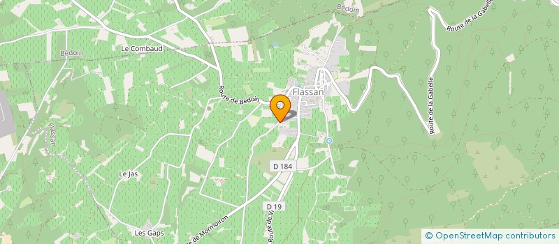 localisation de l'entreprise MADAME ANNE VENDRAN  FLASSAN