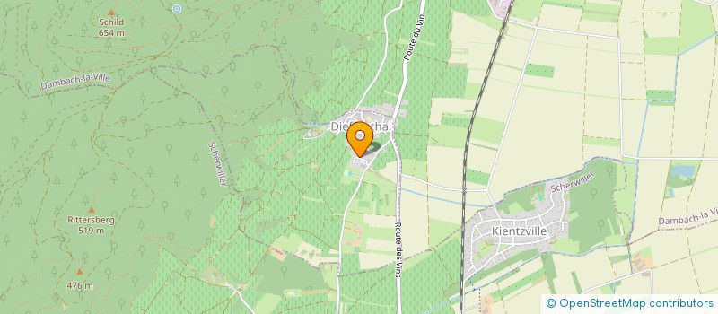 localisation de l'entreprise MADAME ANNE VENING  DIEFFENTHAL