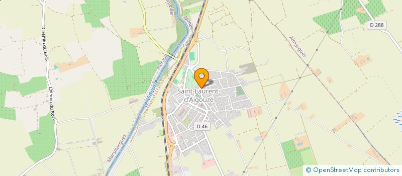 localisation de l'entreprise MADAME ANNE VENISSAC  SAINT-LAURENT-D'AIGOUZE