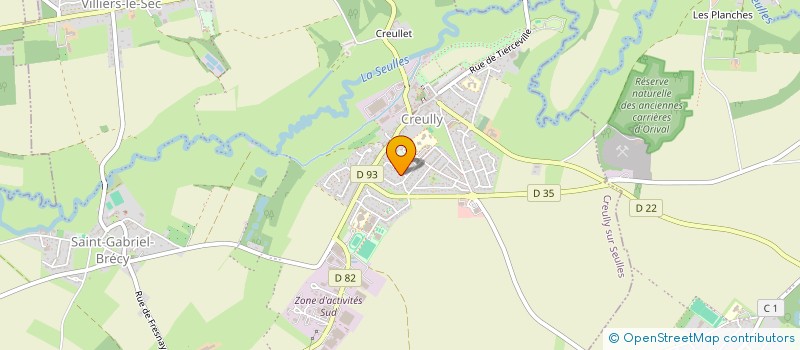 localisation de l'entreprise MADAME ANNE VERBOIS  CREULLY SUR SEULLES