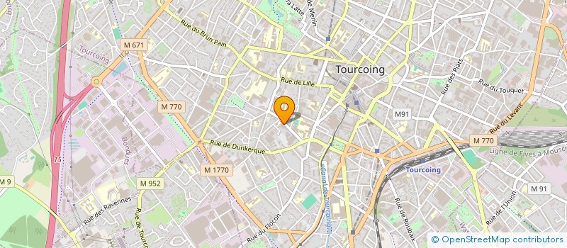 localisation de l'entreprise MADAME ANNE VERCAIGNE à TOURCOING