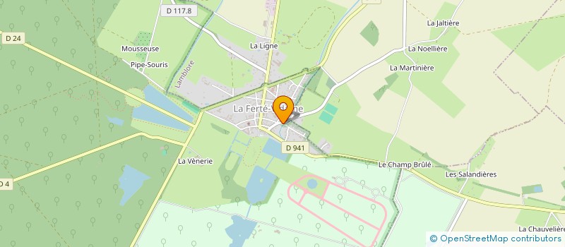 localisation de l'entreprise MADAME ANNE VERNEGEOL à LA FERTE-VIDAME