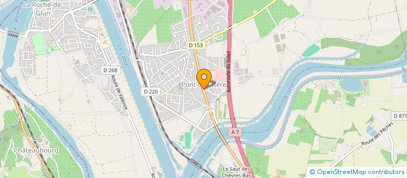 localisation de l'entreprise MADAME ANNE VERNET  PONT-DE-L'ISERE