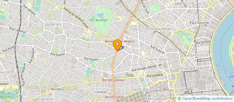 localisation de l'entreprise MADAME ANNE VERONIQUE DE ROZIERES à BORDEAUX