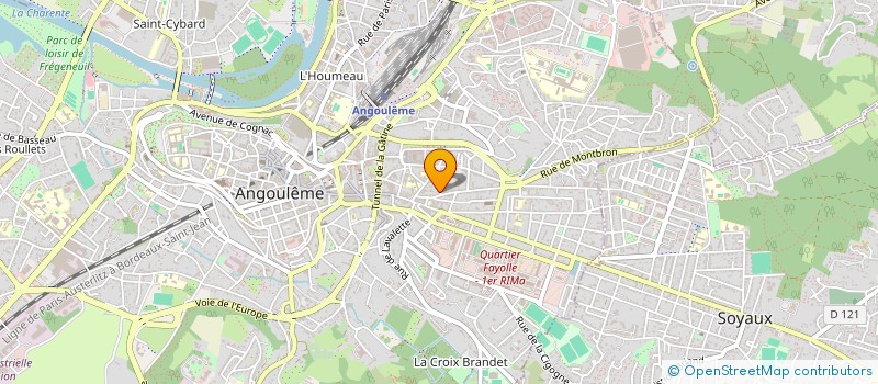 localisation de l'entreprise MADAME ANNE VERONIQUE DUJARDIN à ANGOULEME