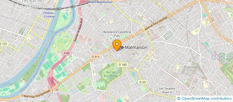 localisation de l'entreprise MADAME ANNE-VERONIQUE JOURQUIN à RUEIL-MALMAISON
