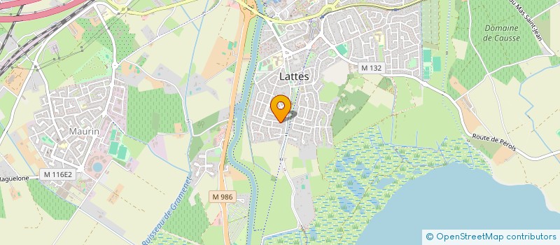 localisation de l'entreprise MADAME ANNE VERRIER à LATTES