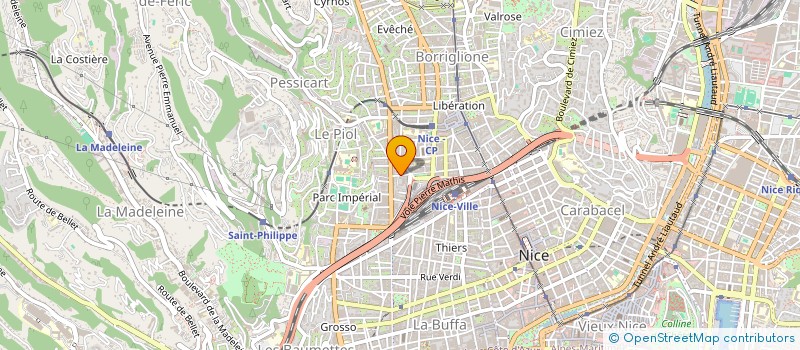 localisation de l'entreprise MADAME ANNE VIANI à NICE