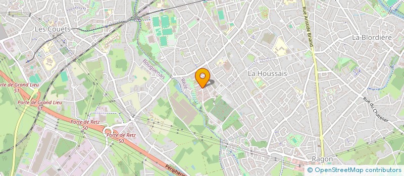 localisation de l'entreprise MADAME ANNE VIARD  REZE