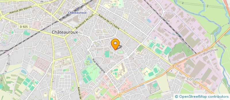 localisation de l'entreprise MADAME ANNE VICENTE à CHATEAUROUX