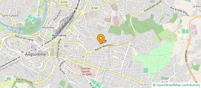 localisation de l'entreprise MADAME ANNE-VICTOIRE BENARD à ANGOULEME