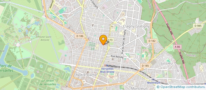 localisation de l'entreprise MADAME ANNE-VICTOIRE COURT à VERSAILLES