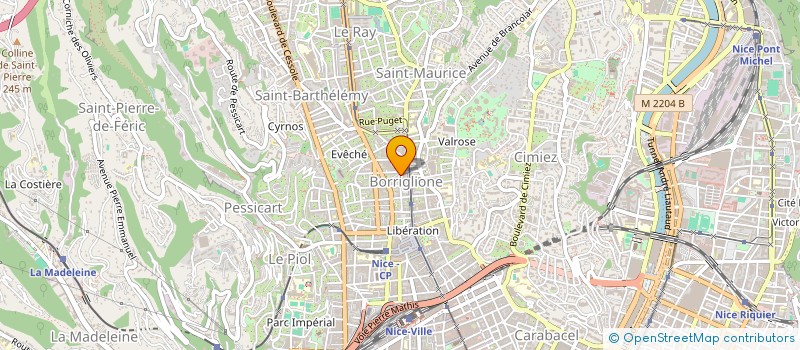 localisation de l'entreprise MADAME ANNE VIDAL à NICE