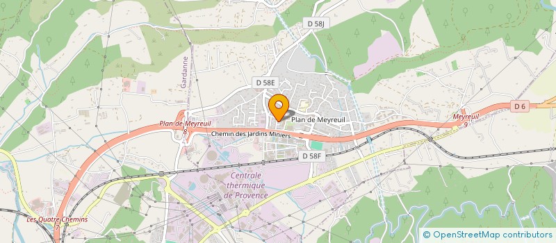 localisation de l'entreprise MADAME ANNE VIGLIOCCO  MEYREUIL