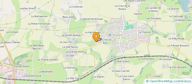localisation de l'entreprise MADAME ANNE VILBOUX  RENNES