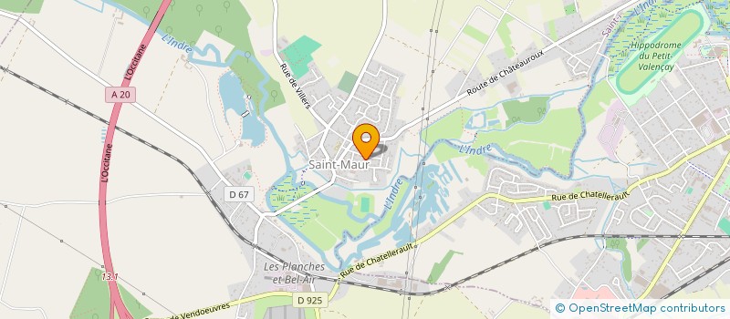 localisation de l'entreprise MADAME ANNE VILLALONGA à CHATEAUROUX