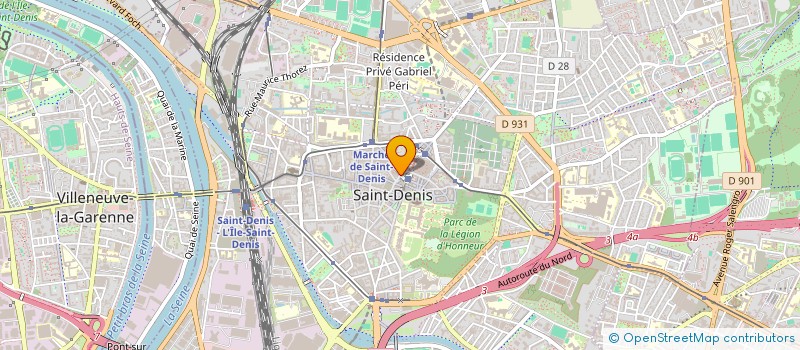 localisation de l'entreprise MADAME ANNE VILLARD à SAINT-DENIS