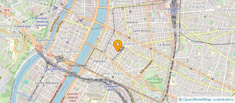 localisation de l'entreprise MADAME ANNE VILLEMAGNE  LYON