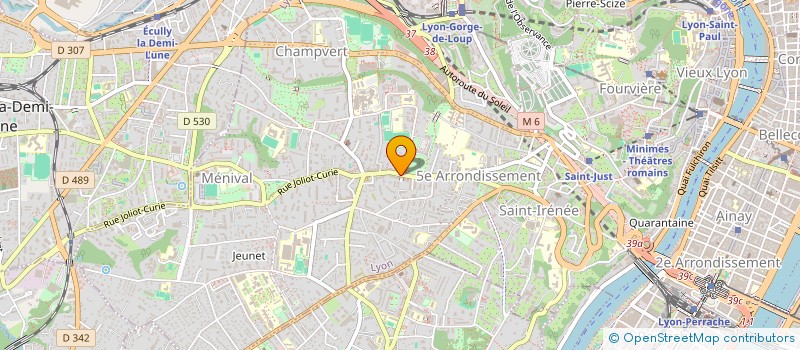 localisation de l'entreprise MADAME ANNE VILLENEUVE  LYON