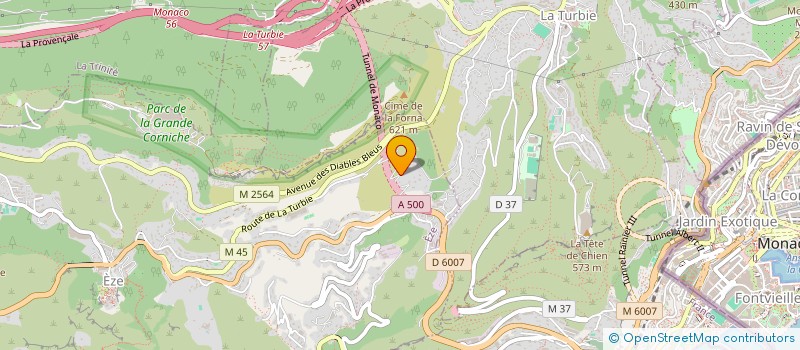 localisation de l'entreprise MADAME ANNE VINAI  EZE