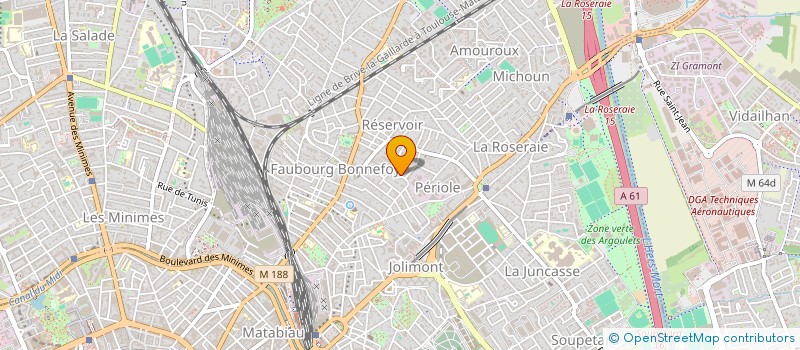 localisation de l'entreprise MADAME ANNE VINAS à TOULOUSE