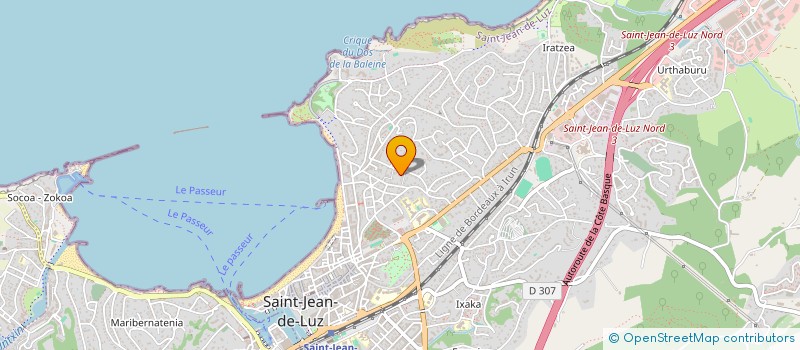 localisation de l'entreprise MADAME ANNE-VIOLAINE LESAFFRE à SAINT-JEAN-DE-LUZ