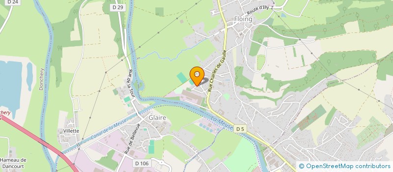 localisation de l'entreprise MADAME ANNE VIOT  FLOING