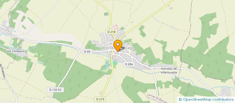 localisation de l'entreprise MADAME ANNE VIRE à LORREZ-LE-BOCAGE-PREAUX