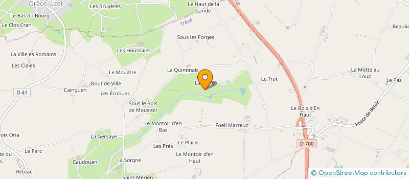 localisation de l'entreprise MADAME ANNE VISDELOUP à LOUDEAC