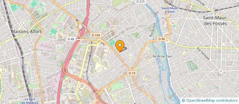 localisation de l'entreprise MADAME ANNE VISEUR  CRETEIL