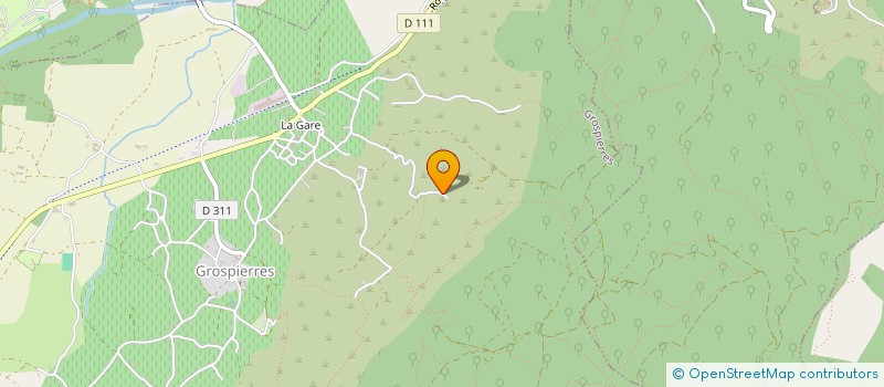 localisation de l'entreprise MADAME ANNE VITRE  GROSPIERRES