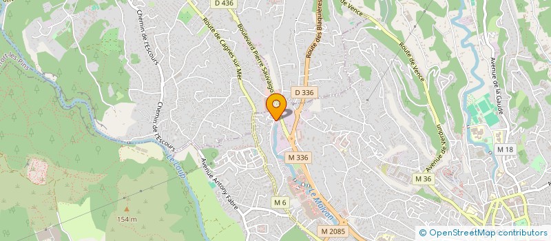 localisation de l'entreprise MADAME ANNE VONIC à CAGNES-SUR-MER