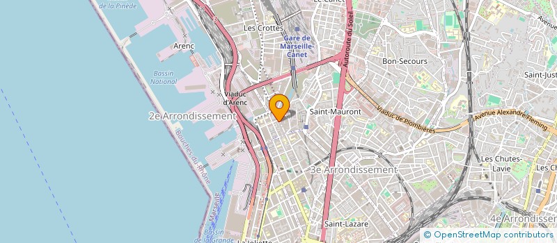 localisation de l'entreprise MADAME ANNE WAGEBART à MARSEILLE
