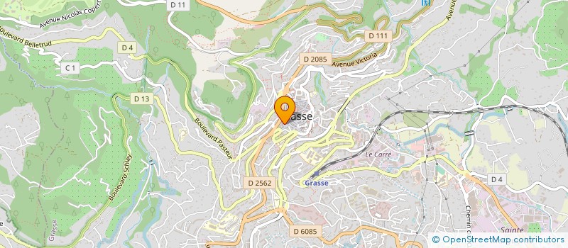 localisation de l'entreprise MADAME ANNE WARGNIER à GRASSE