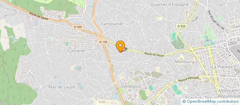 localisation de l'entreprise MADAME ANNE WATKIN  NIMES