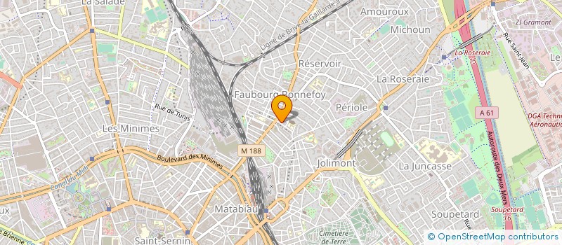 localisation de l'entreprise MADAME ANNE WAYSBORT  TOULOUSE