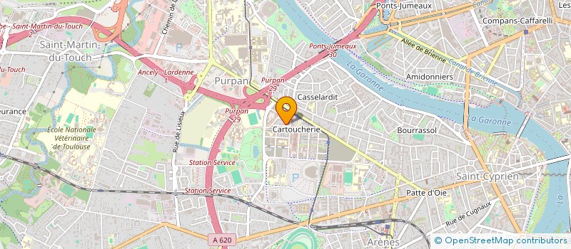 localisation de l'entreprise MADAME ANNE WECK  TOULOUSE