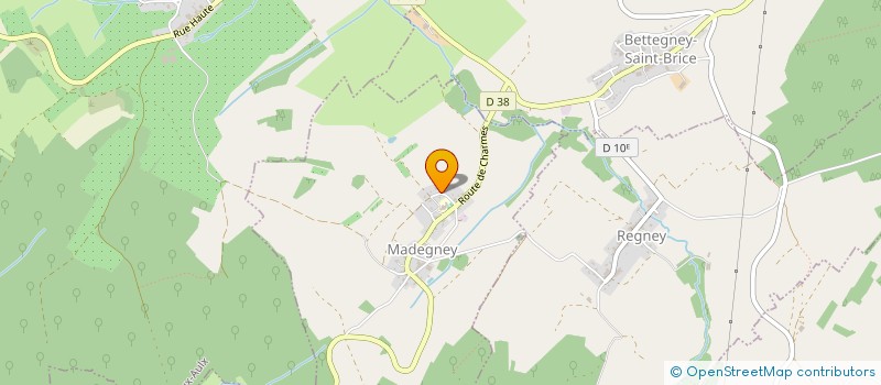 localisation de l'entreprise MADAME ANNE WEISBECK  MADEGNEY