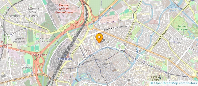localisation de l'entreprise MADAME ANNE WEISBECKER à STRASBOURG