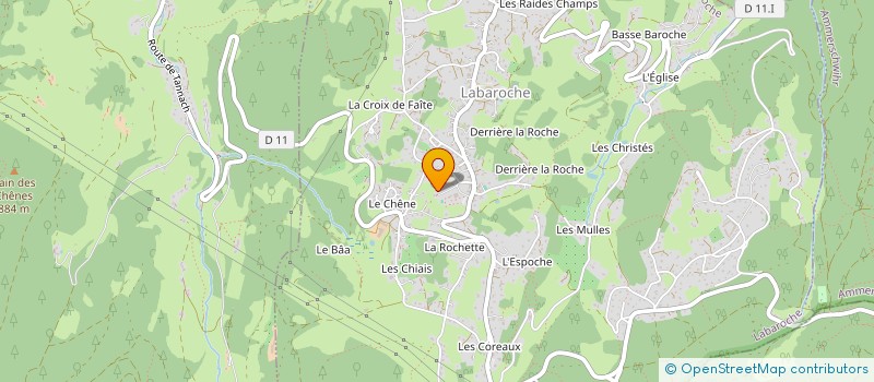 localisation de l'entreprise MADAME ANNE WEREY à LABAROCHE