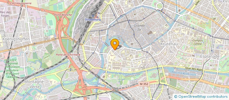localisation de l'entreprise MADAME ANNE WICKY à STRASBOURG