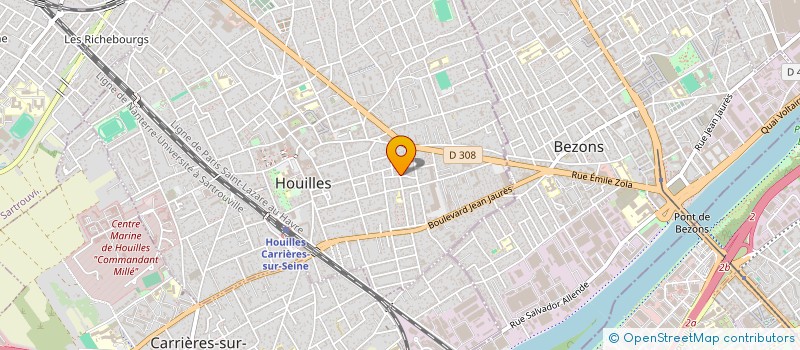 localisation de l'entreprise MADAME ANNE WIEMERT à HOUILLES