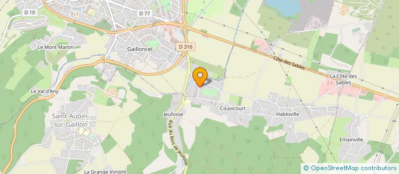 localisation de l'entreprise MADAME ANNE WILCZYNSKI  SAINT-AUBIN-SUR-GAILLON