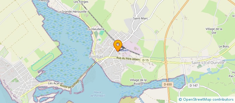 localisation de l'entreprise MADAME ANNE WUCHER  PORT-BAIL-SUR-MER