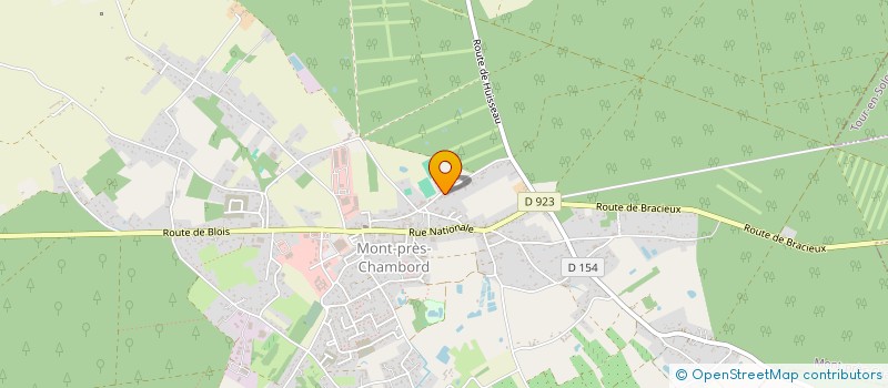 localisation de l'entreprise MADAME ANNE-YVONNE DARBLAY  MONT-PRES-CHAMBORD